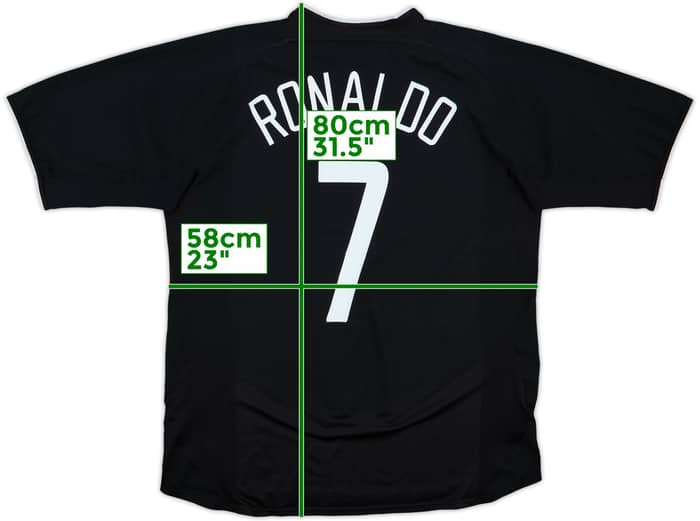 2003-05 Manchester United Away Shirt Ronaldo #7 - 6/10 - (XXL)