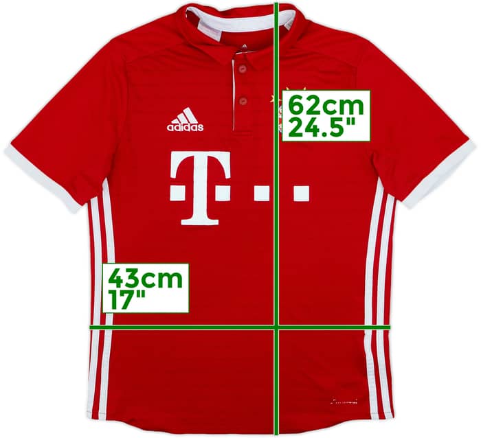 2016-17 Bayern Munich Home Shirt - 4/10 - (L.Boys)