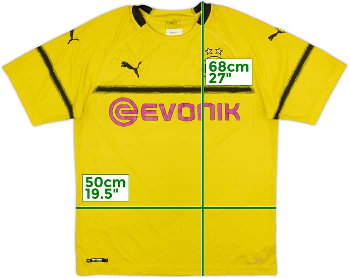 2018-19 Borussia Dortmund European Home Shirt - 5/10 - (L)