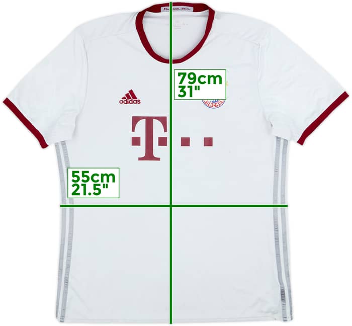 2016-17 Bayern Munich Third Shirt - 4/10 - (XL)