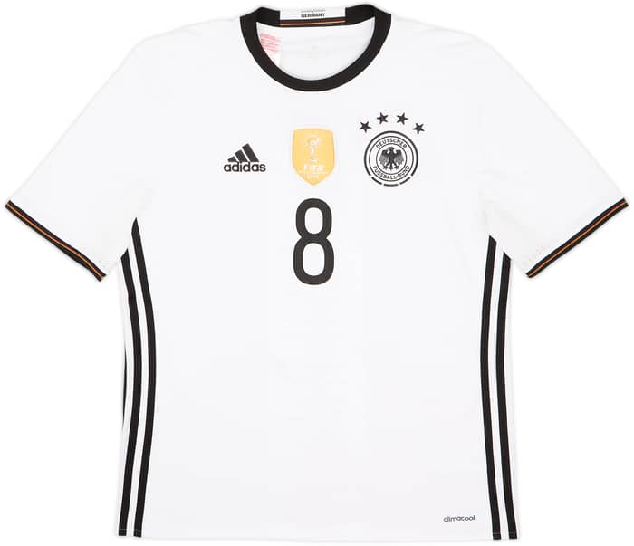 2015-16 Germany Home Shirt Ozil #8 - 7/10 - (XL.Boys)