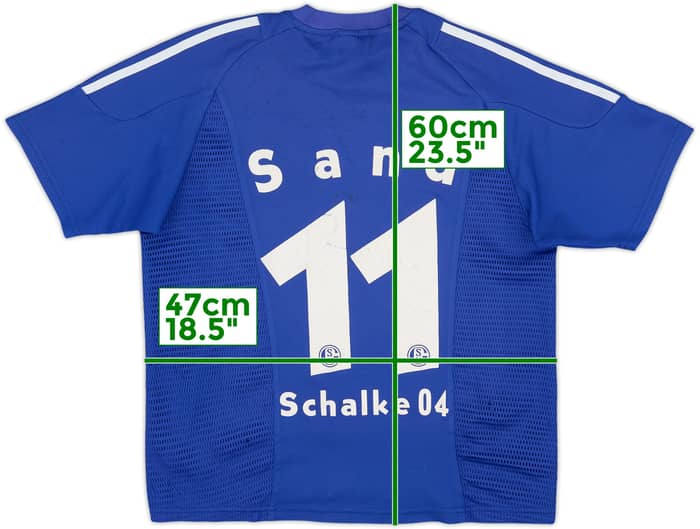 2002-04 Schalke Home Shirt Sand #11 - 5/10 - (Y)