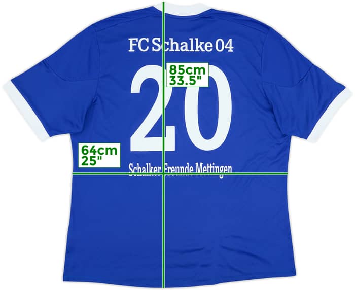 2012-14 Schalke Home Shirt #20 - 6/10 - (XXL)