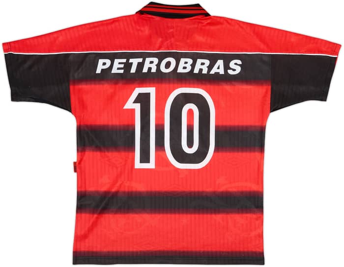1997-99 Flamengo Home Shirt #10 - 5/10 - (XL)