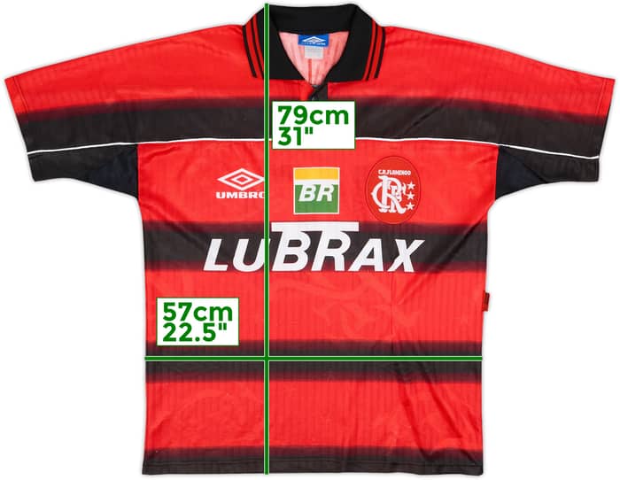 1997-99 Flamengo Home Shirt #10 - 5/10 - (XL)