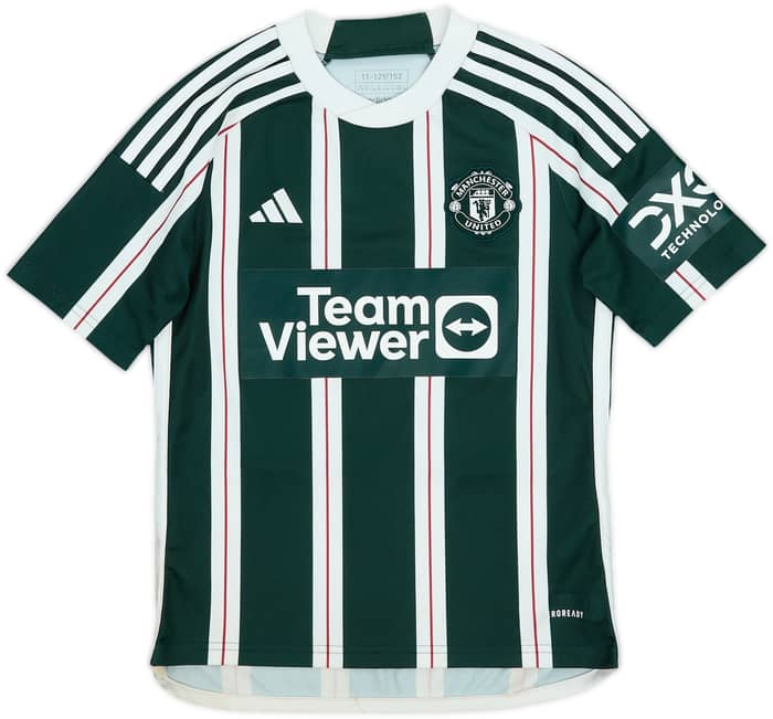 2023-24 Manchester United Away Shirt - 9/10 - (M.Boys)