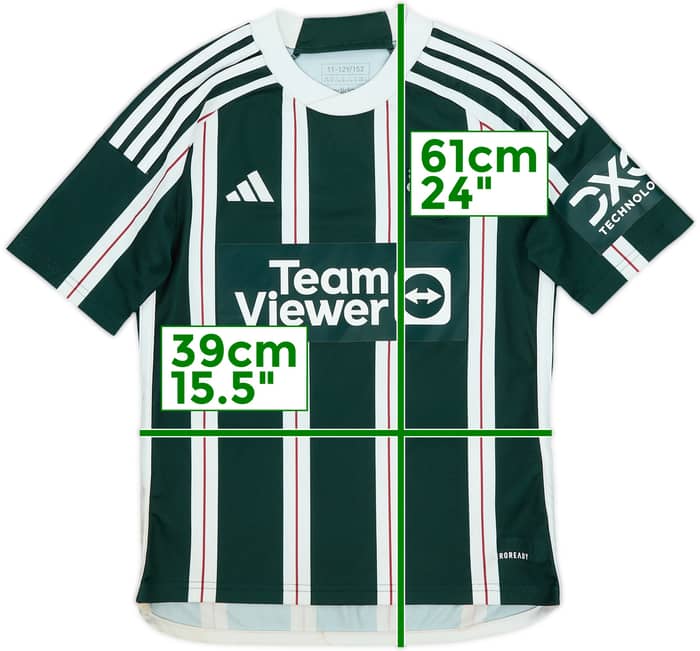 2023-24 Manchester United Away Shirt - 9/10 - (M.Boys)