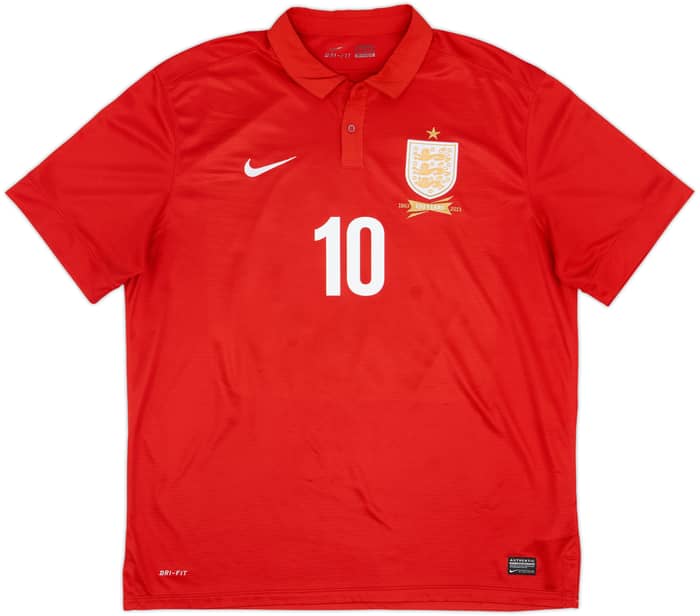 2013 England Away 150th Anniversary Shirt Rooney #10 - 6/10 - (XXL)