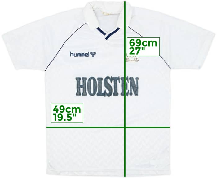 1987-89 Tottenham Home Shirt - 8/10 - (M)