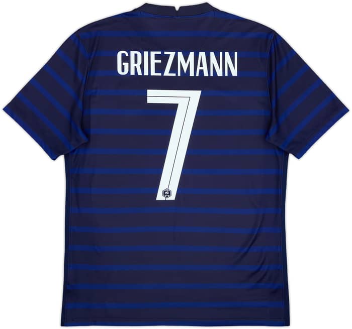 2020-21 France Home Shirt Griezmann #7 - 8/10 - (M)