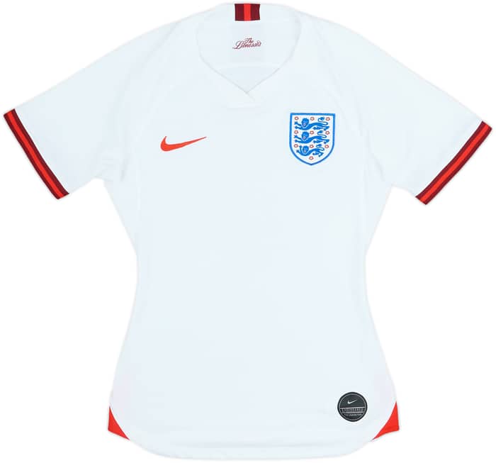 2019 England Lionesses Home Shirt - 8/10 - (Women's XS)