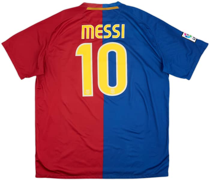 2008-09 Barcelona Home Shirt Messi #10 - 5/10 - (XXL)