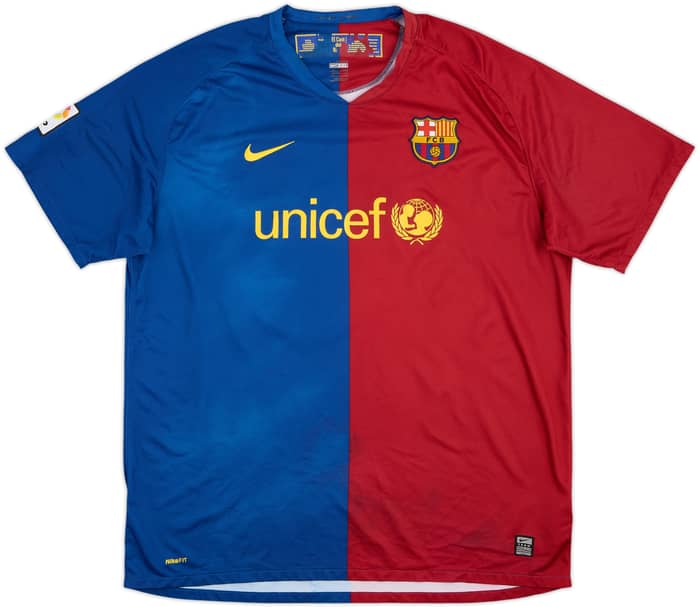 2008-09 Barcelona Home Shirt Messi #10 - 5/10 - (XXL)