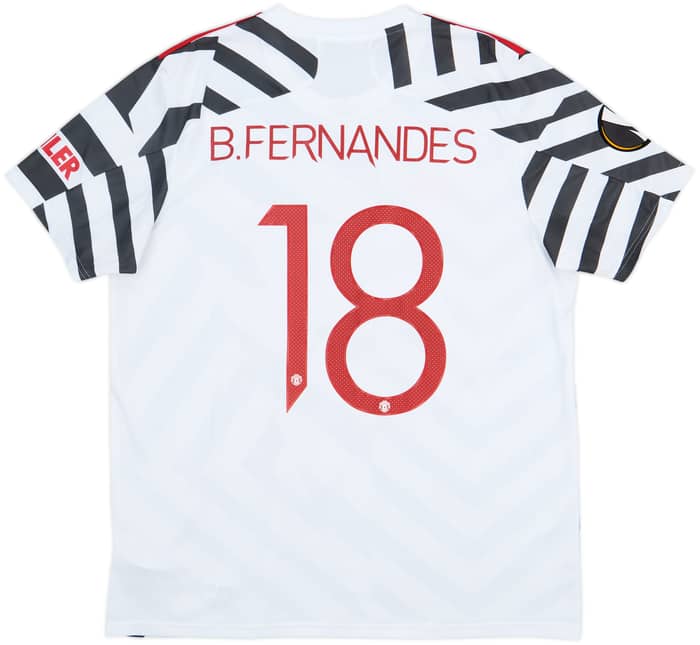 2020-21 Manchester United Third Shirt B.Fernandes #18 - 8/10 - (XL)