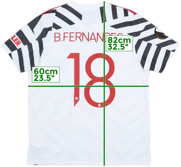 2020-21 Manchester United Third Shirt B.Fernandes #18 - 8/10 - (XL)