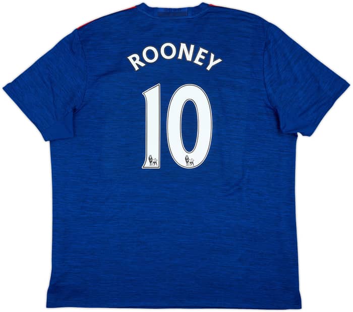 2016-17 Manchester United Away Shirt Rooney #10 - 6/10 - (XXL)