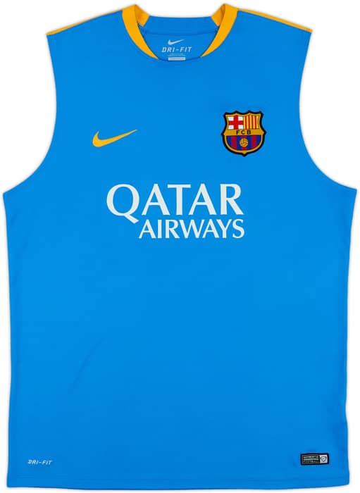 2015-16 Barcelona Nike Training Vest - 9/10 - (XL)
