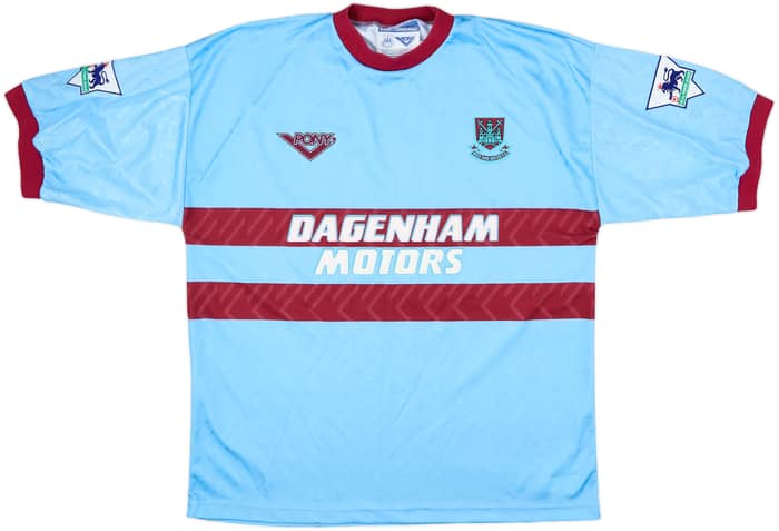 1993-95 West Ham Away Shirt - 10/10 - (XL)