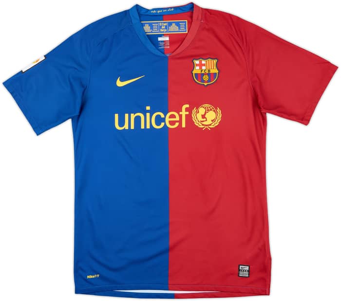 2008-09 Barcelona Home Shirt Eto'o #9 - 4/10 - (S)