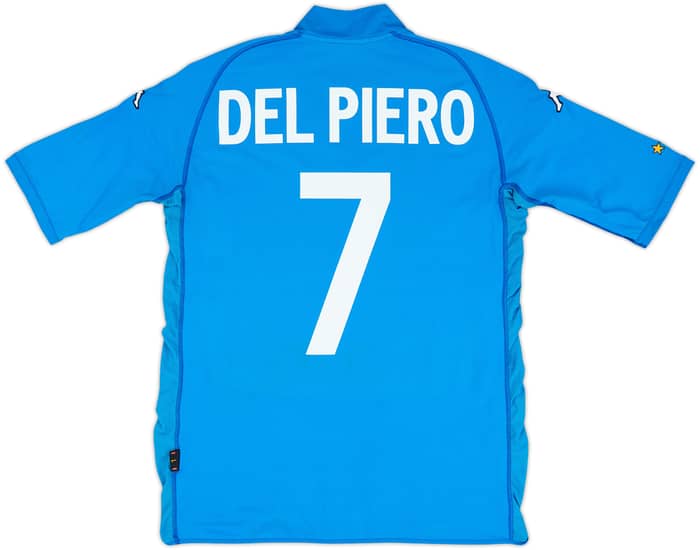 2002 Italy Home Shirt Del Piero #10 - 6/10 - (L)