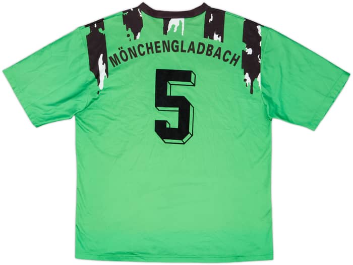 1994-95 Borussia Monchengladbach Squad Signed Away Shirt #5 - 9/10 - (M)
