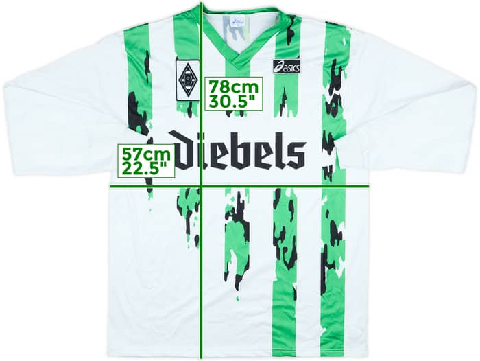 1994-95 Borussia Monchengladbach Home L/S Shirt - 10/10 - (XL)