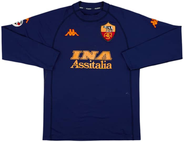 2000-01 Roma Third L/S Shirt Totti #10 - 4/10 - (L)