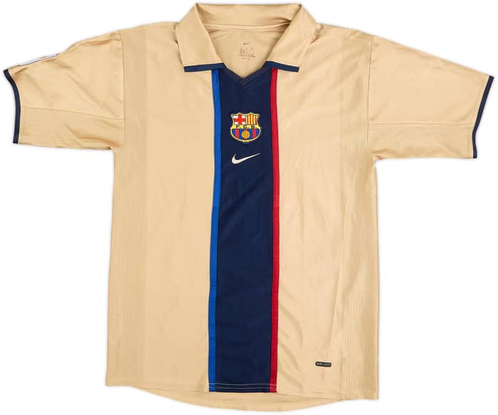 2001-03 Barcelona Away Shirt Rivaldo #10 - 8/10 - (XL.Boys)