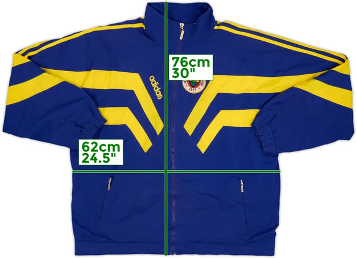 1995-96 Fenerbahce adidas Track Jacket - 8/10 - (XL)