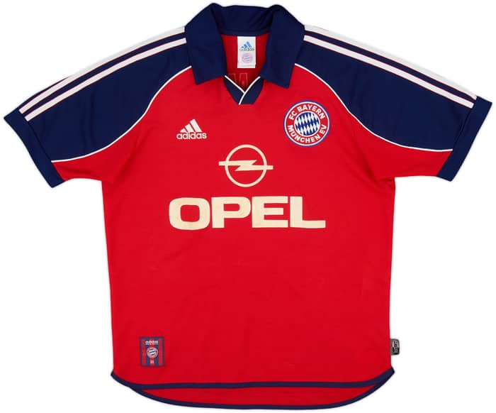 1999-01 Bayern Munich Home Shirt Scholl #7 - 8/10 - (XL.Boys)