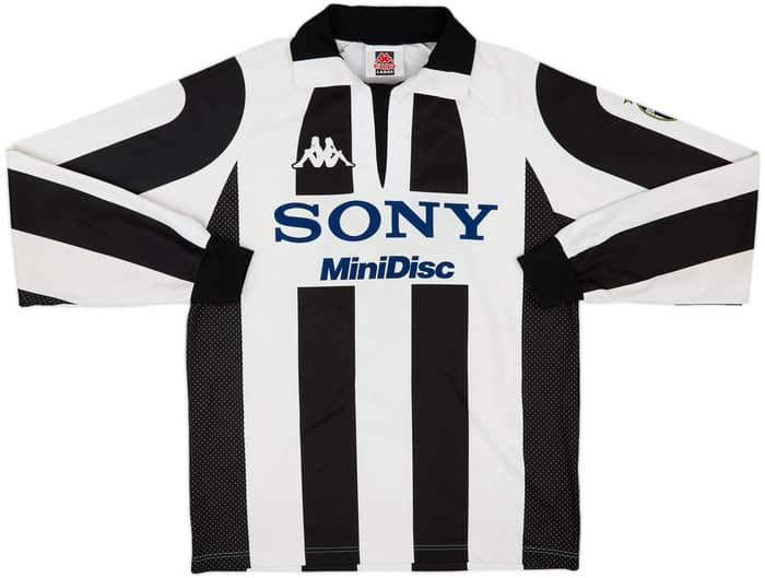 1997-98 Juventus Basic Centenary Home L/S Shirt Zidane #21 - 6/10 - (L)
