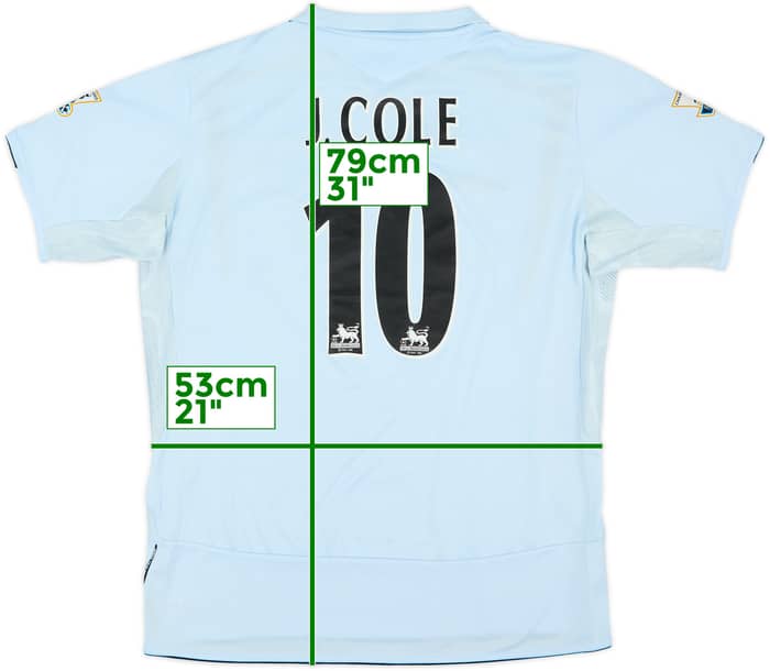 2005-06 Chelsea Away Shirt J.Cole #10 - 8/10 - (XL)