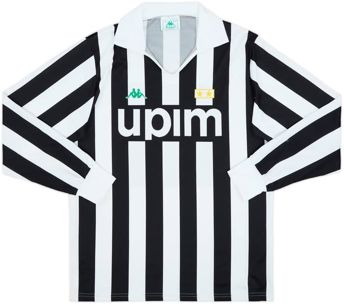 1990-92 Juventus Basic Home L/S Shirt - 7/10 - (L)