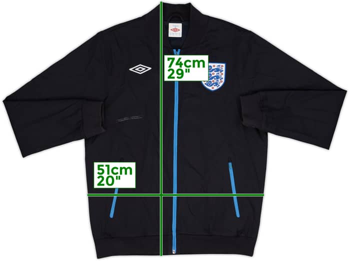 2011-12 England Umbro Track Jacket - 5/10 - (M)