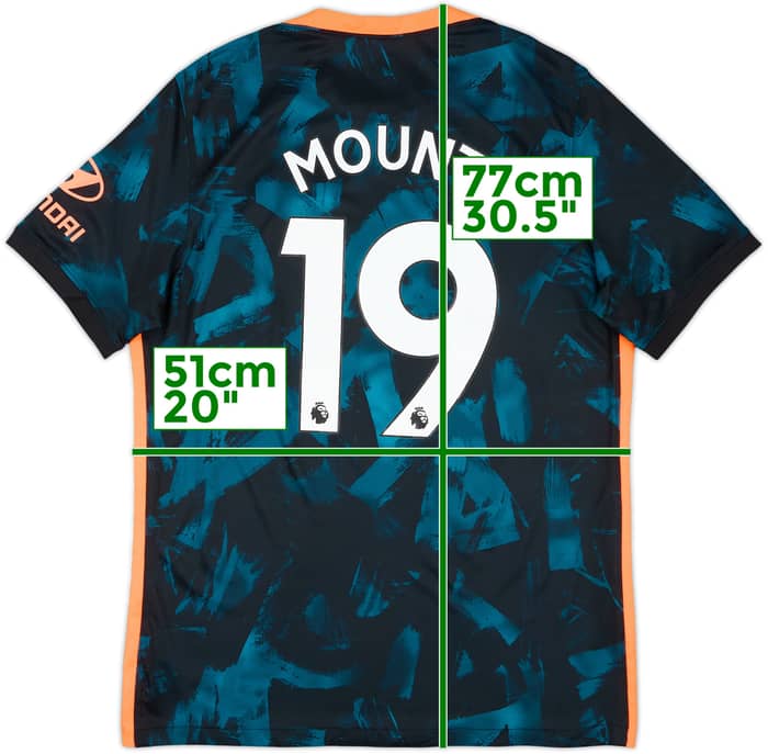 2021-22 Chelsea Third Shirt Mount #19 - 8/10 - (L)