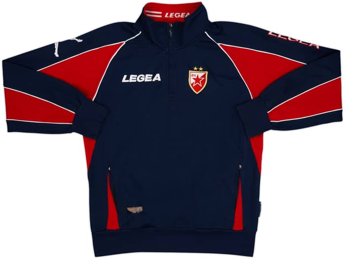 2012-13 Red Star Belgrade Legea 1/4 Zip Training Top - 8/10 - (L)