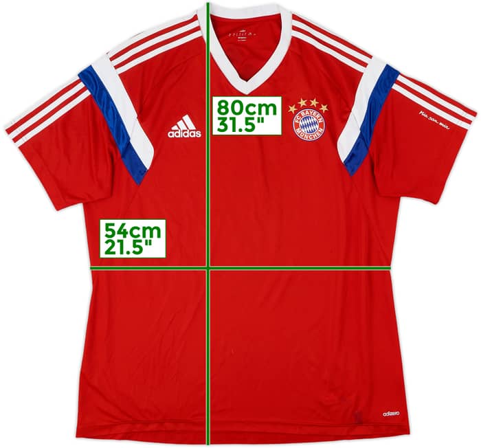 2014-15 Bayern Munich adidas Training Shirt - 7/10 - (XL)