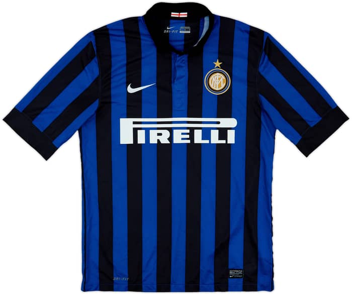 2011-12 Inter Milan Home Shirt Milito #22 - 7/10 - (M)