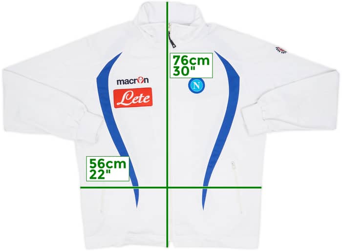2009-10 Napoli Macron Track Jacket - 7/10 - (L)