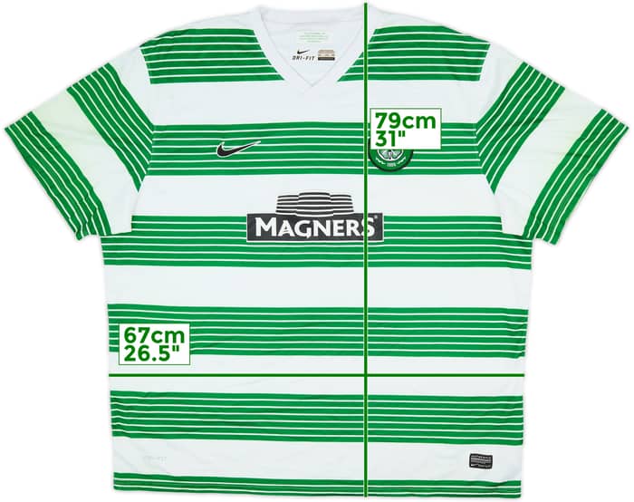 2013-15 Celtic Home Shirt - 5/10 - (3XL)