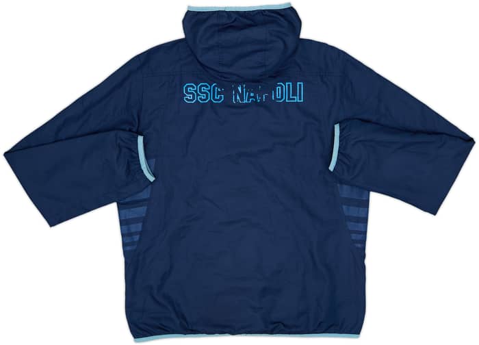 2012-13 Napoli Macron Hooded Track Jacket - 5/10 - (M)