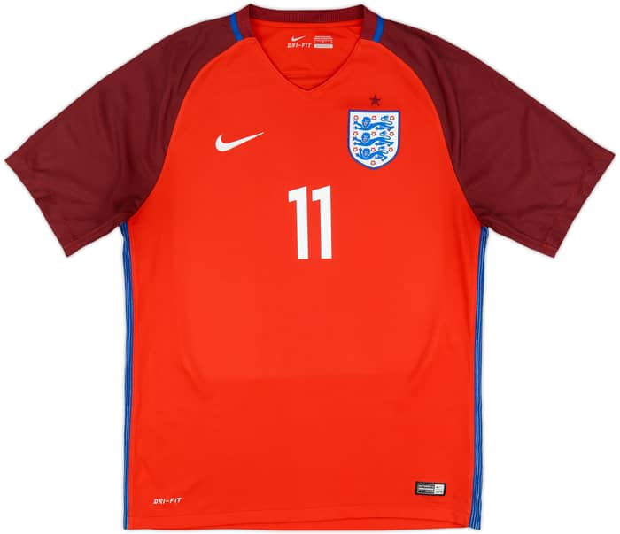 2016-17 England Away Shirt Vardy #11 - 10/10 - (L)