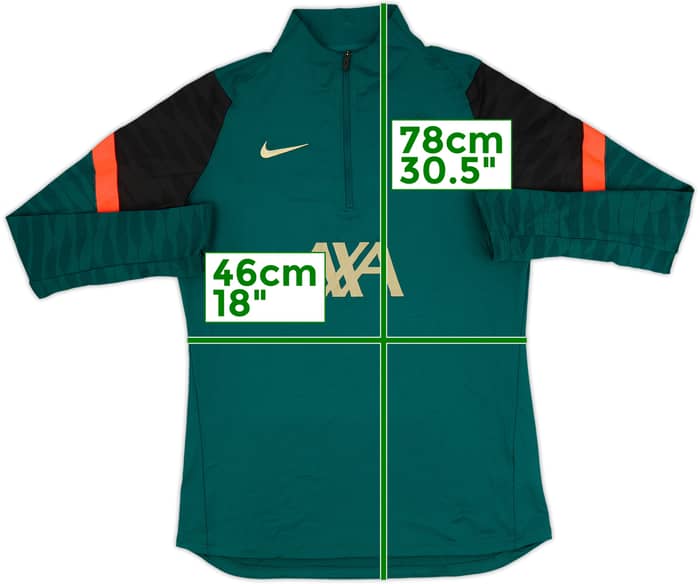 Top de entrenamiento con cierre de 1/4 Nike del Liverpool 2022-23 - 9/10 - (M)