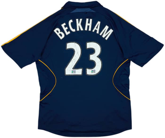 2007-08 LA Galaxy Away Shirt Beckham #23 - 4/10 - (L)