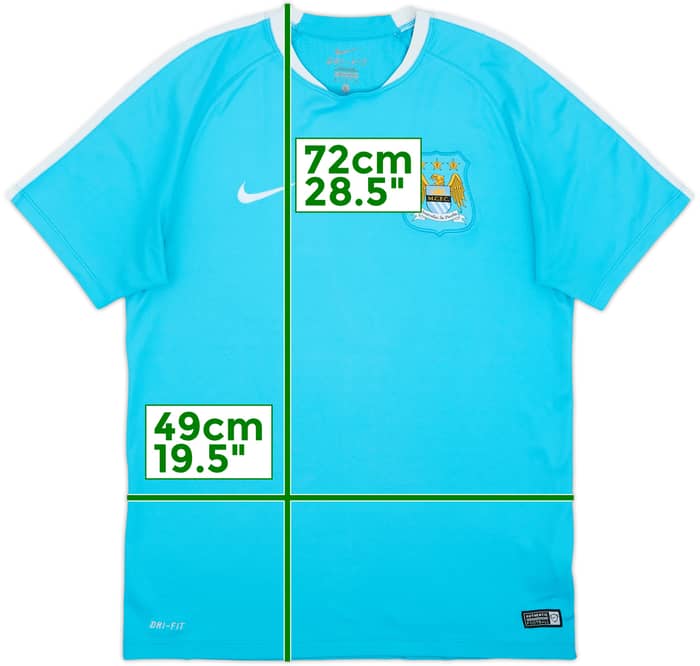 2015-16 Manchester City Nike Training Shirt - 7/10 - (L)