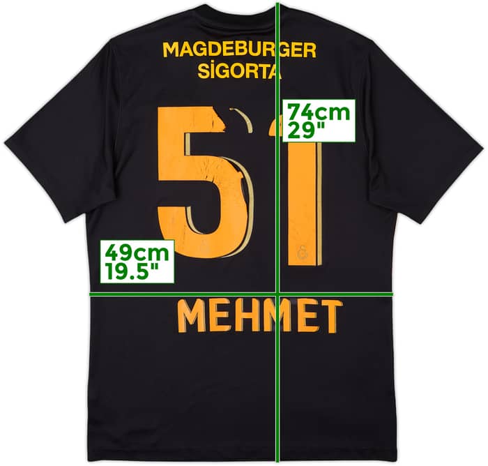 Camiseta de visitante del Galatasaray 2021-22 Mehmet #51 - 5/10 - (M)