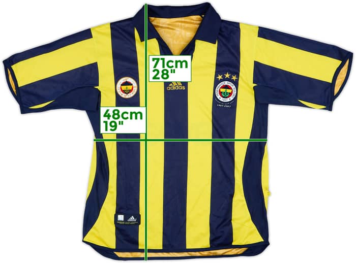 2006-07 Fenerbahce Centenary Home/Away Shirt - 6/10 - (XL.Boys)