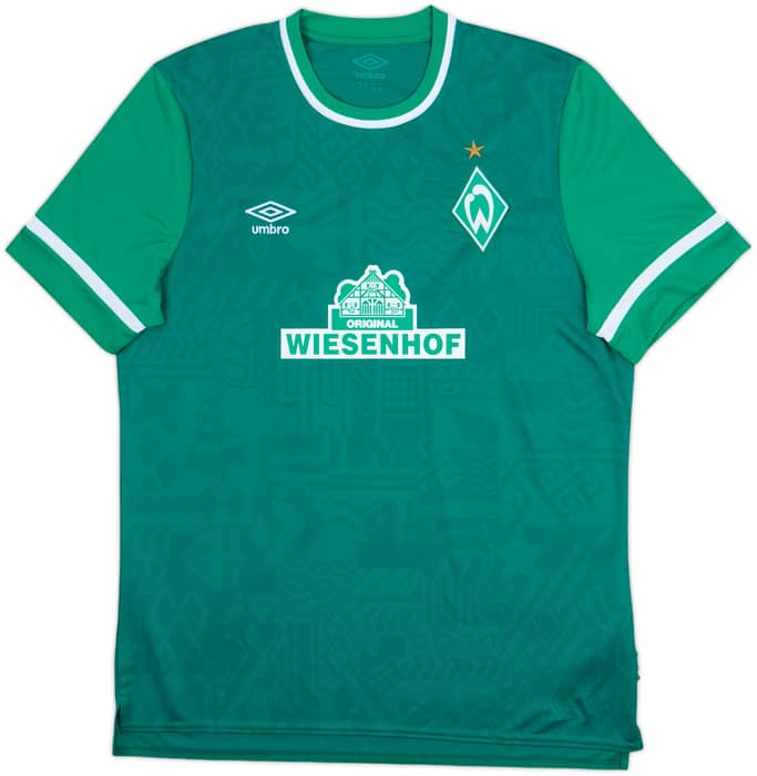 2021-22 Werder Bremen Home Shirt Rufer #9 - 7/10 - (XL)