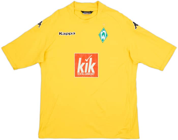 2008-09 Werder Bremen GK S/S Shirt Reinke #1 - 6/10 - (4XL)