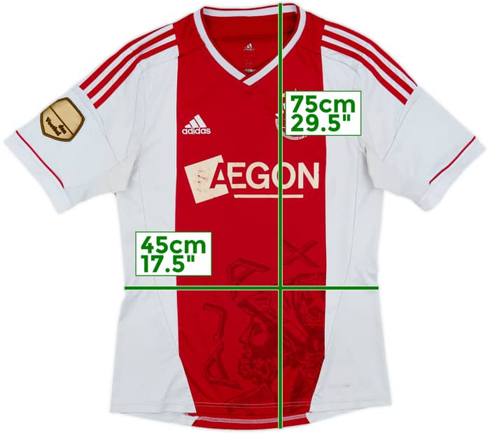 2012-13 Ajax Home Shirt - 4/10 - (M)